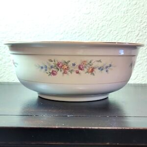 Very Rare 1940 Homer Laughlin Eggshell Nautilus Ferndale Serving Bowl 9.75"D